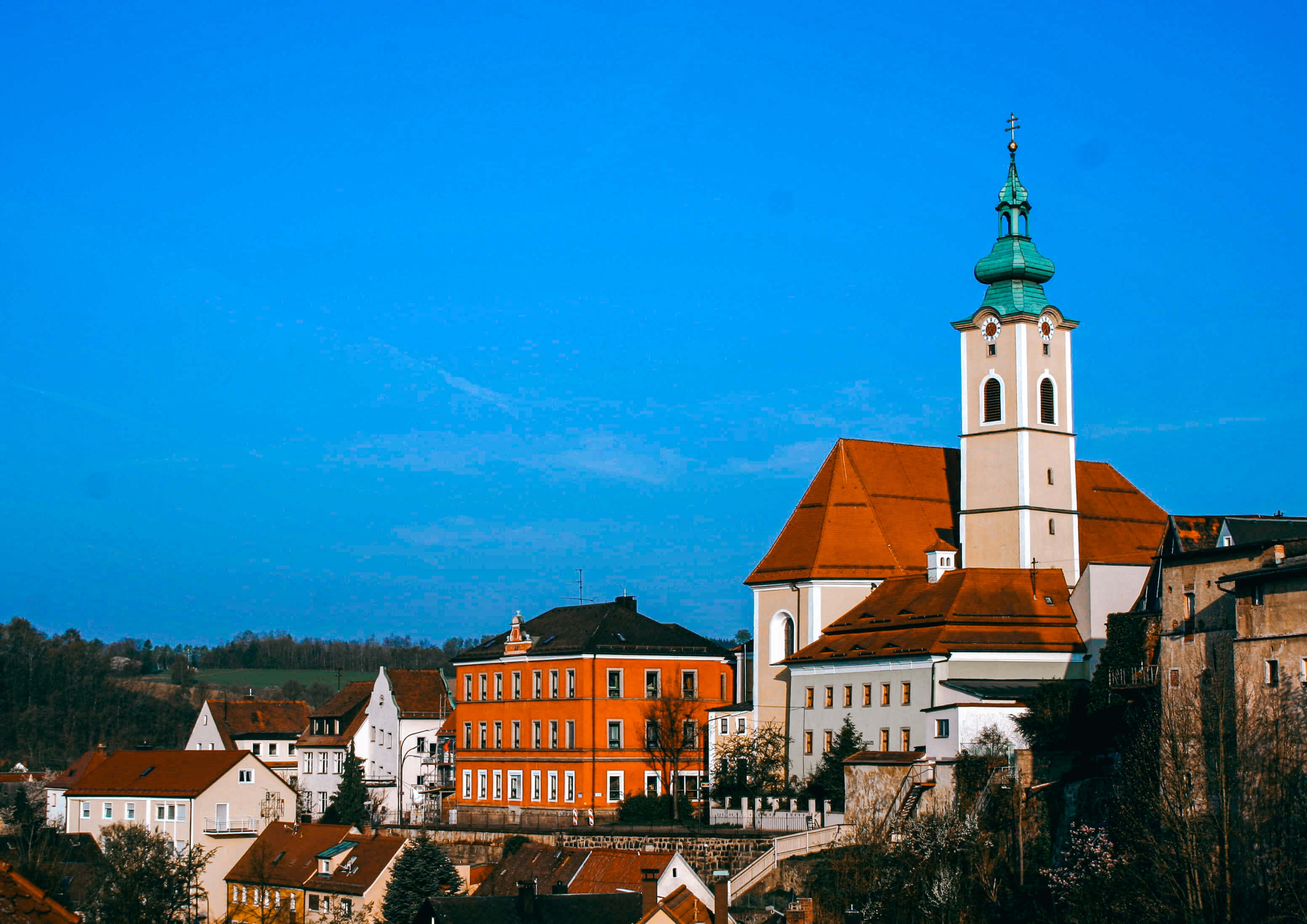 Blick auf die Kirche St. Georg